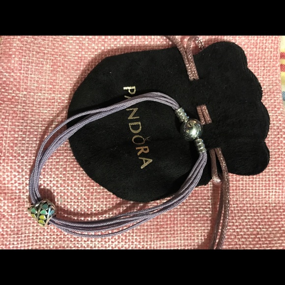 Authentic Retired pandora charm bracelet w charm - Picture 7 of 7